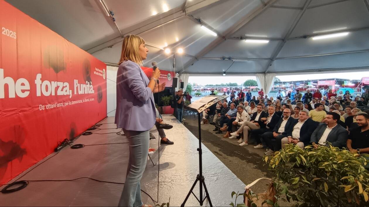 la festa PD ha inizio