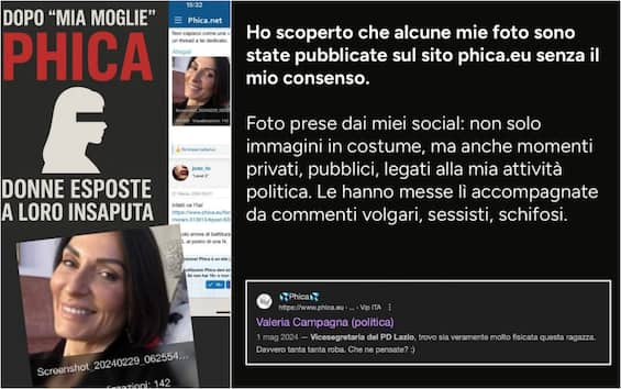 Dopo Mia Moglie sbuca il sito Phica, politiche Pd: 'Nostre foto rubate, frasi sessiste'