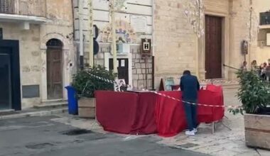 Valenzano, cade dal cestello mentre monta luminarie per la festa: morto 46enne nel Barese