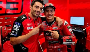 Attacchi social contro Pirro: criticato per i festeggiamenti con Marc Marquez - News