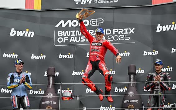 La classifica MotoGP oggi dopo la Sprint del GP Austria (Spielberg) 2025