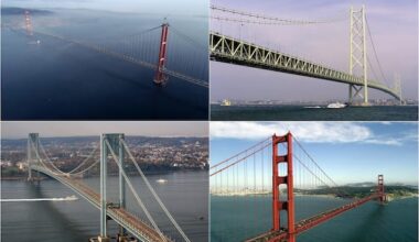 I 10 ponti sospesi più lunghi del mondo prima del Ponte sullo Stretto di Messina. FOTO