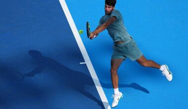 un doppio fallo di Rublev manda Alcaraz in semifinale