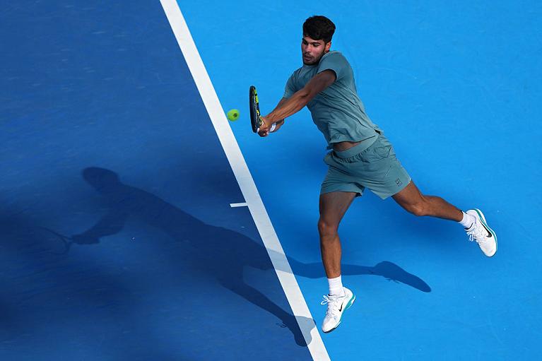 un doppio fallo di Rublev manda Alcaraz in semifinale