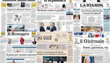 Le prime pagine dei quotidiani di oggi 7 agosto: la rassegna stampa