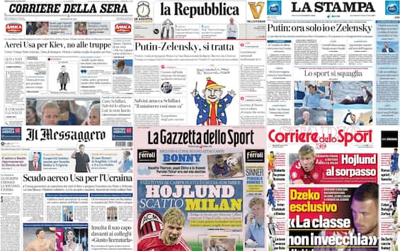 Le prime pagine dei quotidiani di oggi 20 agosto: la rassegna stampa