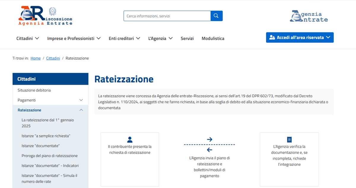Cartelle esattoriali fino a 120 rate, un QR Code per domanda e simulazione