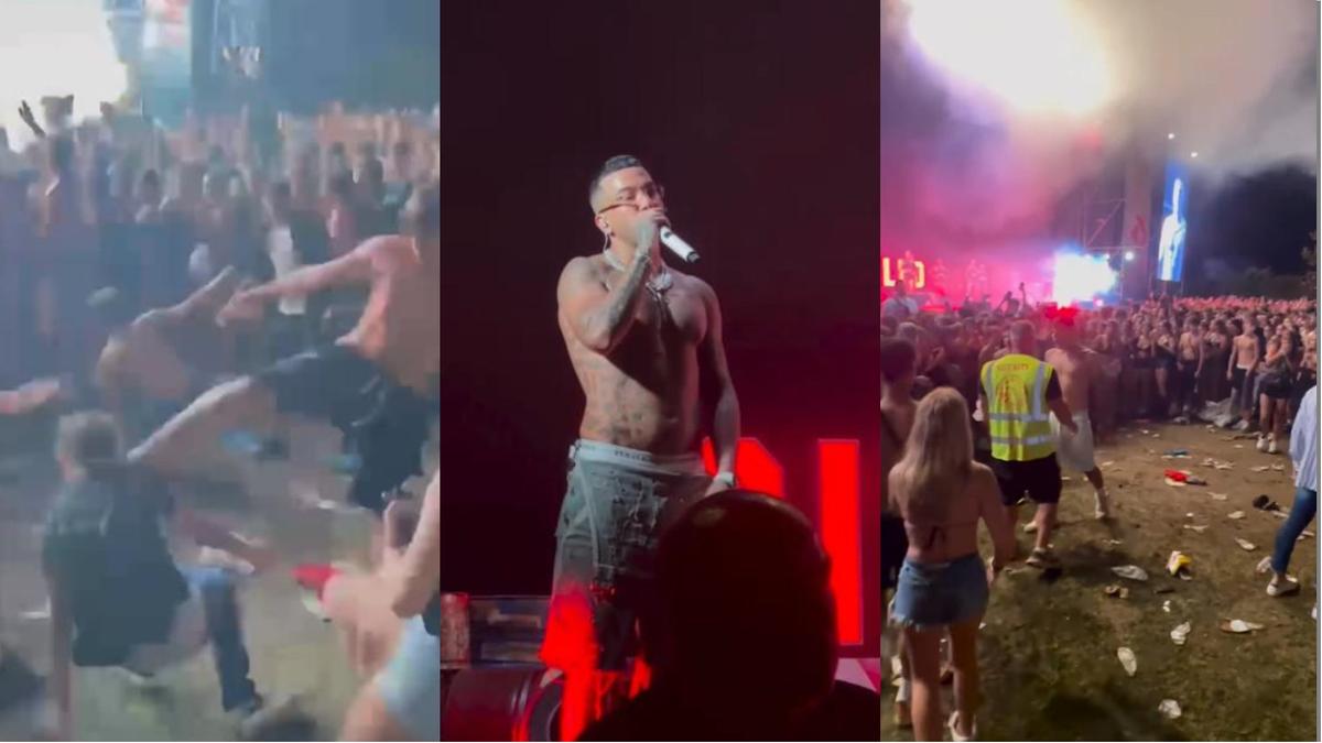 Rissa al concerto di Sfera Ebbasta al Cinquale, pugni e calci tra ragazzini. Lui se ne va: “Non sapete divertirvi” 