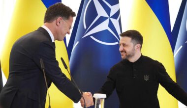 Mark Rutte e Volodymyr Zelensky