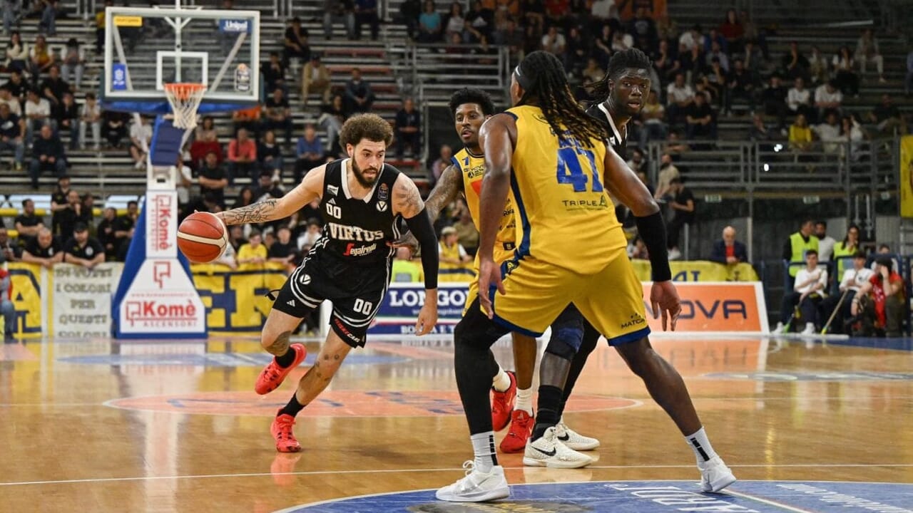 La Virtus controlla il ritmo della sfida del PalaMangano e batte la Givova Scafati