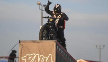 Oltre 62 metri in volo: la nuova impresa di Colby Raha in sella ad una Harley-Davidson - News