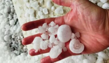 forte vento e rischio grandine fino a 3 centimetri