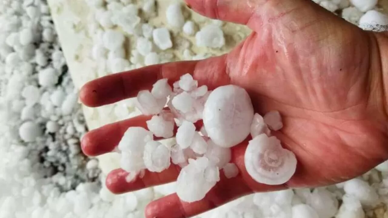 forte vento e rischio grandine fino a 3 centimetri