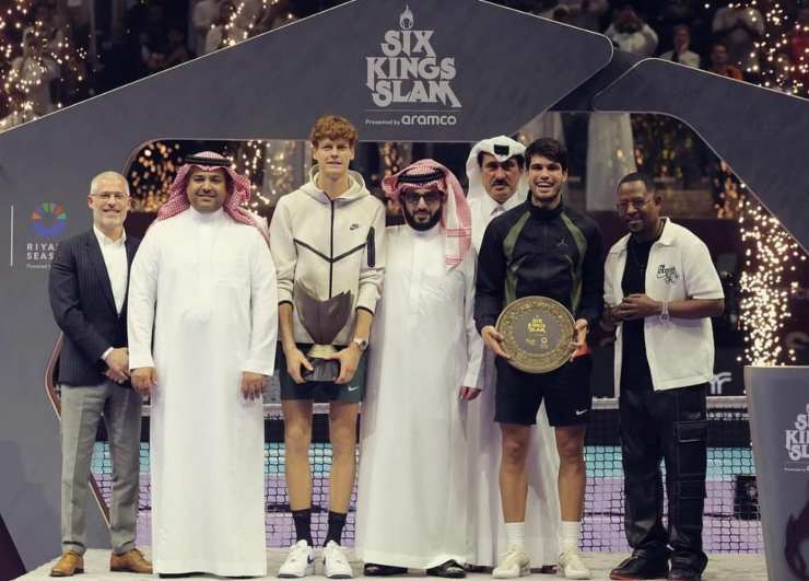 Jannik Sinner premiato al 'Six Kings Slam''