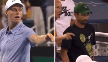 Sinner e l''ordine' a coach Vagnozzi, allenamento di notte. Il video