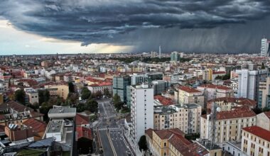 stanno per arrivare forti temporali (e un crollo delle temperature)