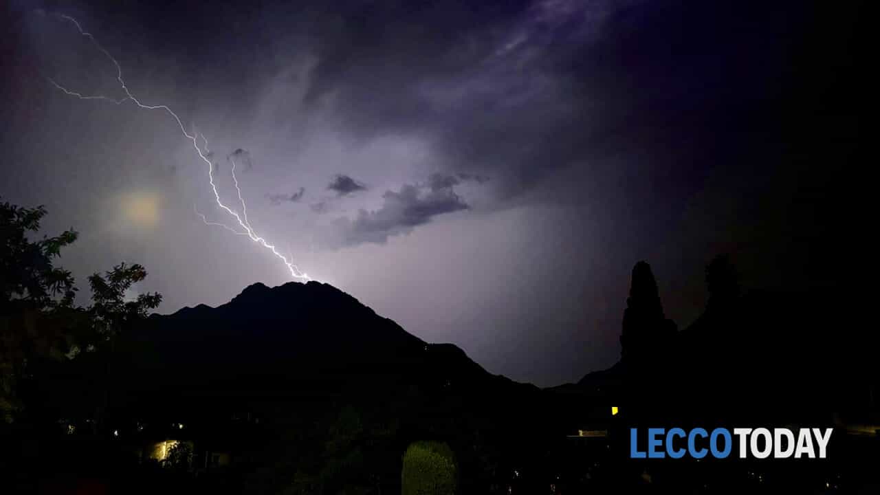 Nuova ondata di maltempo in Lombardia: tanta acqua su Lecco
