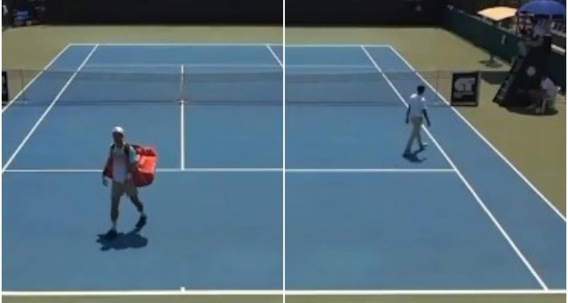 "Vado a farmi una doccia", tennista vince un set e viene squalificato