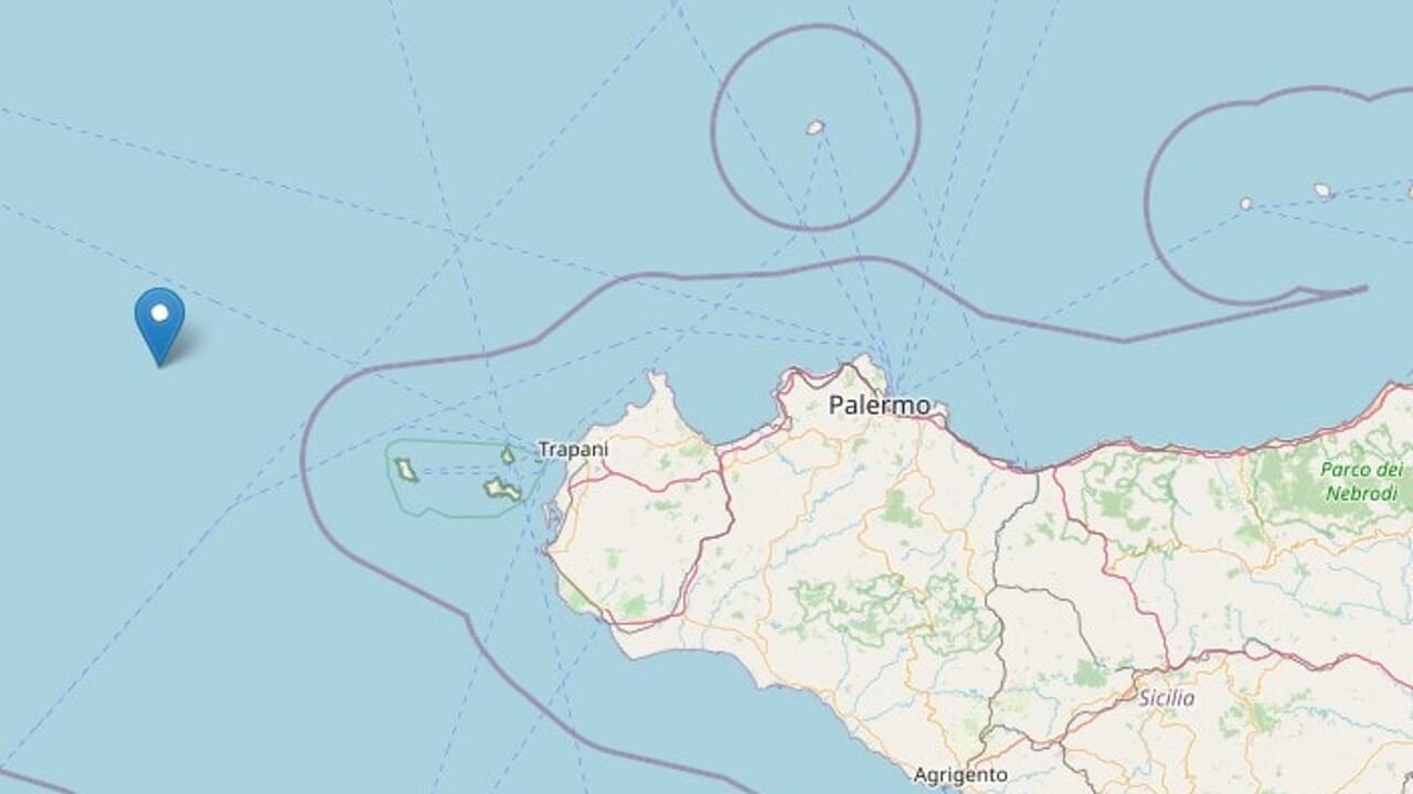 Terremoto all'alba nel Trapanese, la scossa avvertita anche in alcune zone di Palermo