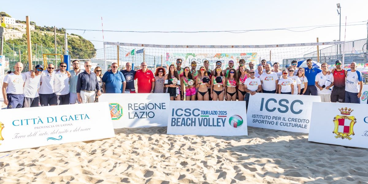 FIPAV Lazio - L’ICSC Beach Volley Tour Lazio 2025 saluta con il trionfo di Gaeta