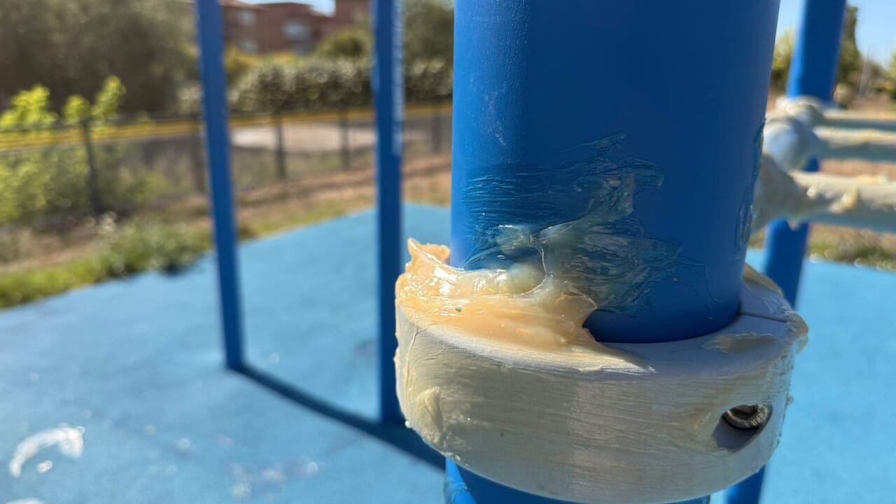 L'area fitness di viale Gandin è stata vandalizzata