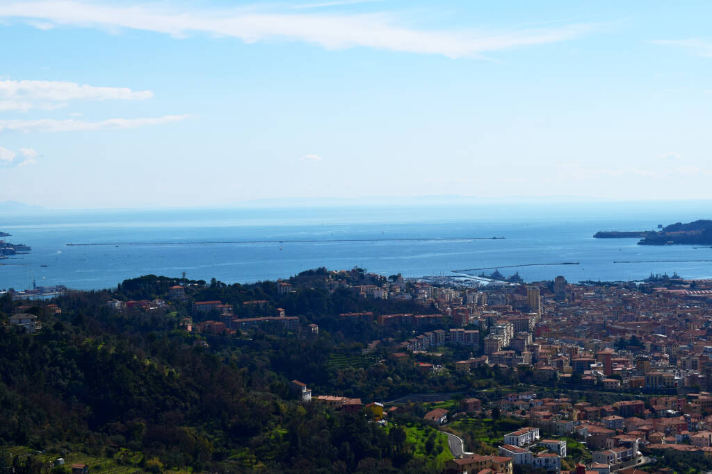 Veduta della Spezia da Marinasco (2020) (foto Giorgio Pagano)