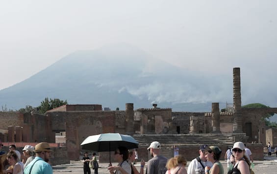 Incendio sul Vesuvio, fronte di 3 chilometri: forse origine dolosa. Mobilitazione nazionale