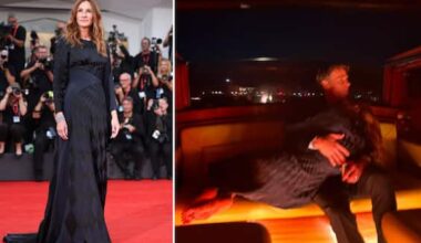 Julia Roberts alla Mostra del Cinema di Venezia, la foto con il marito Danny Moder diventa virale