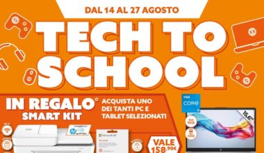 Volantino Expert al 27 agosto: promo Tech to School con notebook e smartphone
