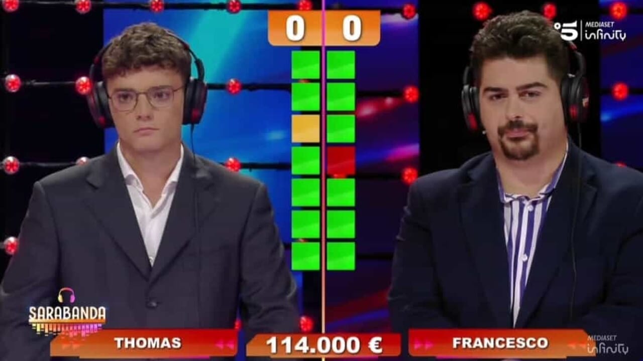 Sarabanda ha un nuovo campione, sconfitto il concorrente casertano