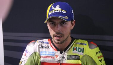 MotoGP 2025. GP di Ungheria. Fabio Di Giannantonio: "Marc Marquez? Non sbaglia mai, chiude sempre la linea nello stesso punto" - MotoGP