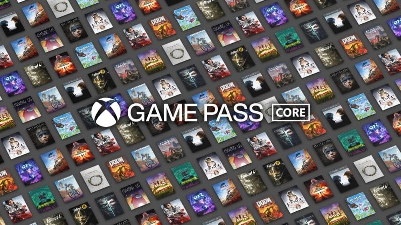 Una serie di giochi di Xbox Game Pass Core