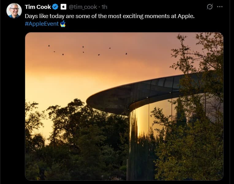 Tim Cook su X