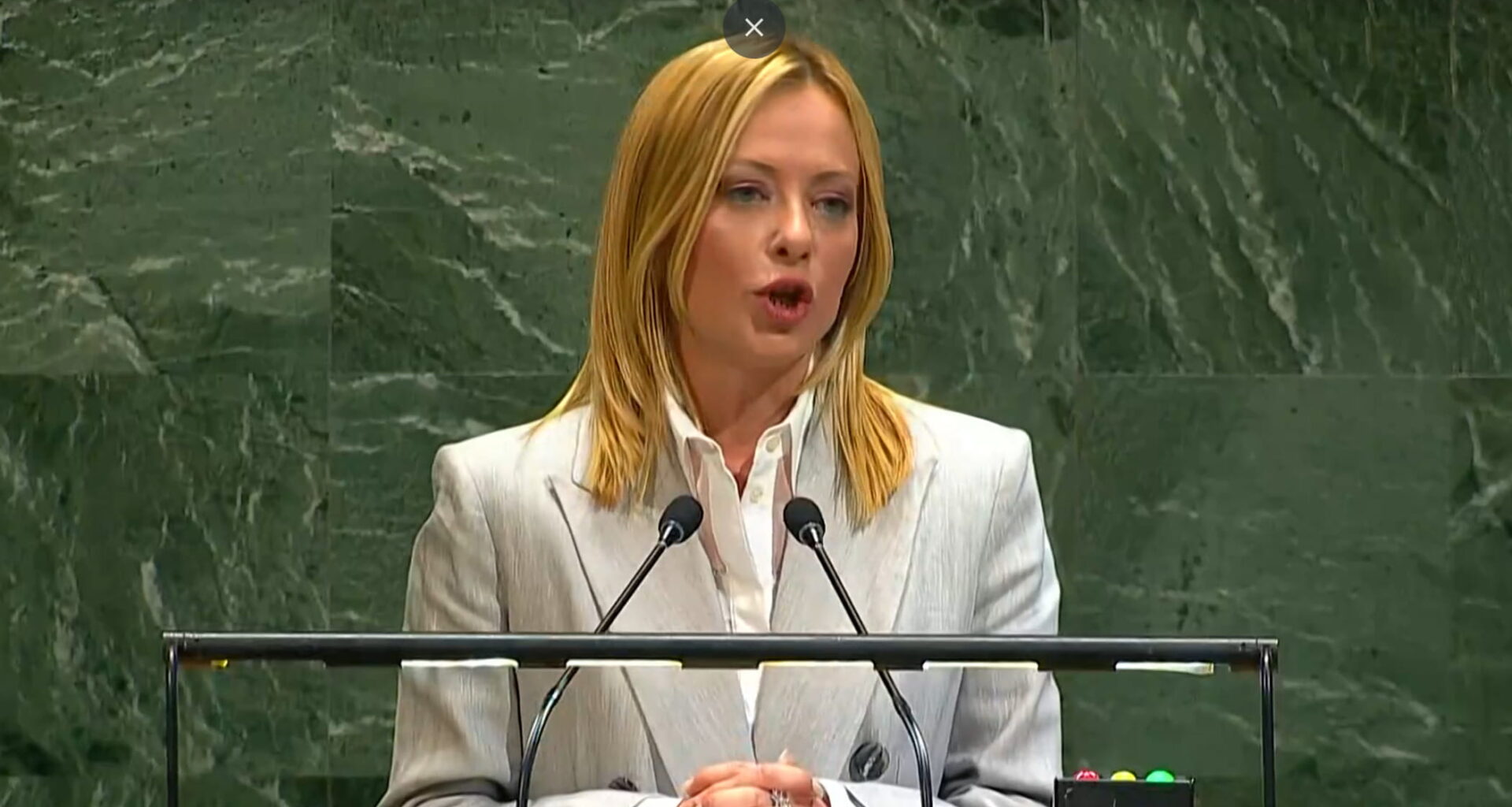 Meloni all’Onu: “A Gaza Israele ha superato il limite”. E sui migranti attacca i giudici - la Repubblica