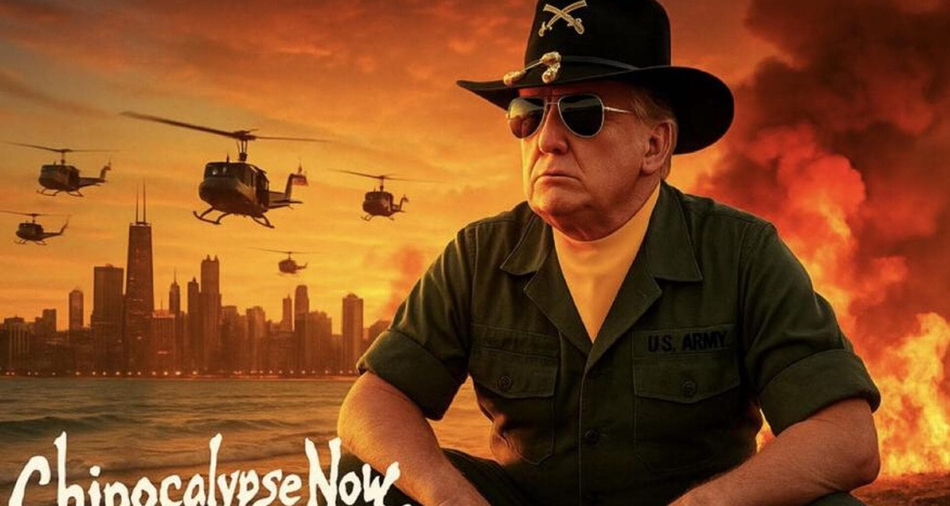 Trump minaccia Chicago in versione “Apocalypse Now”: “Adoro l’odore delle deportazioni al mattino”