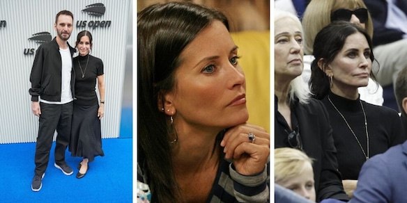 Ricordate "Monica" di Friends? Ecco Courteney Cox oggi a vedere Sinner-Alcaraz