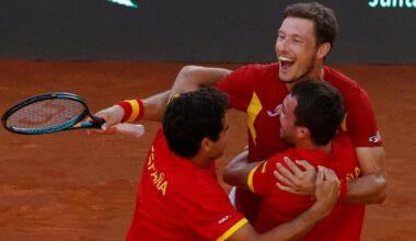 Coppa Davis: Olanda, Australia e Usa fuori dalla Final Eight, si salva la Spagna