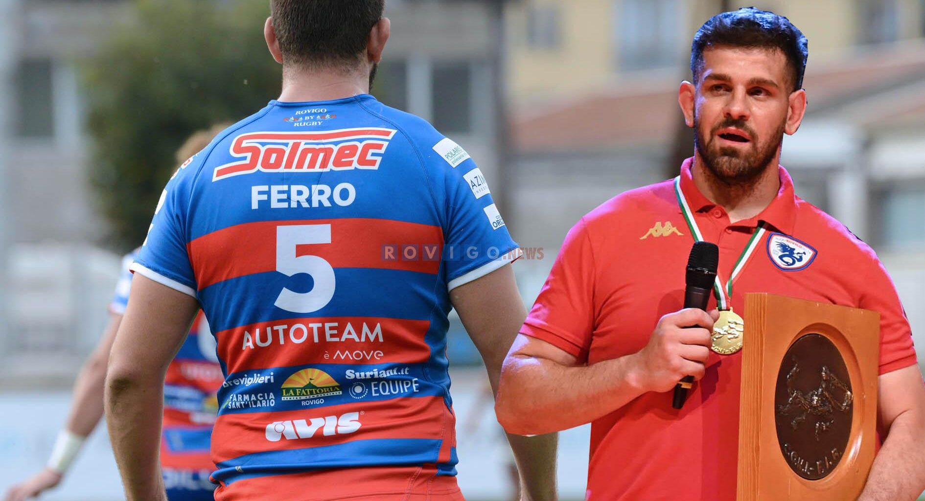 Rugby Rovigo. Capitan Matteo Ferro appende gli scarpini al chiodo