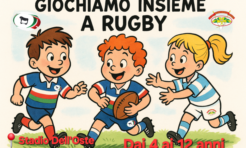 IVPC Benevento e Rugby Factory insieme per scovare i talenti del futuro
