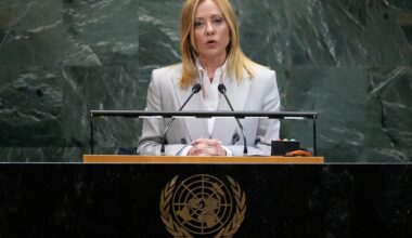 Meloni all'Assemblea Generale Onu: "Israele ha superato limite", e poi attacchi giudici su migranti