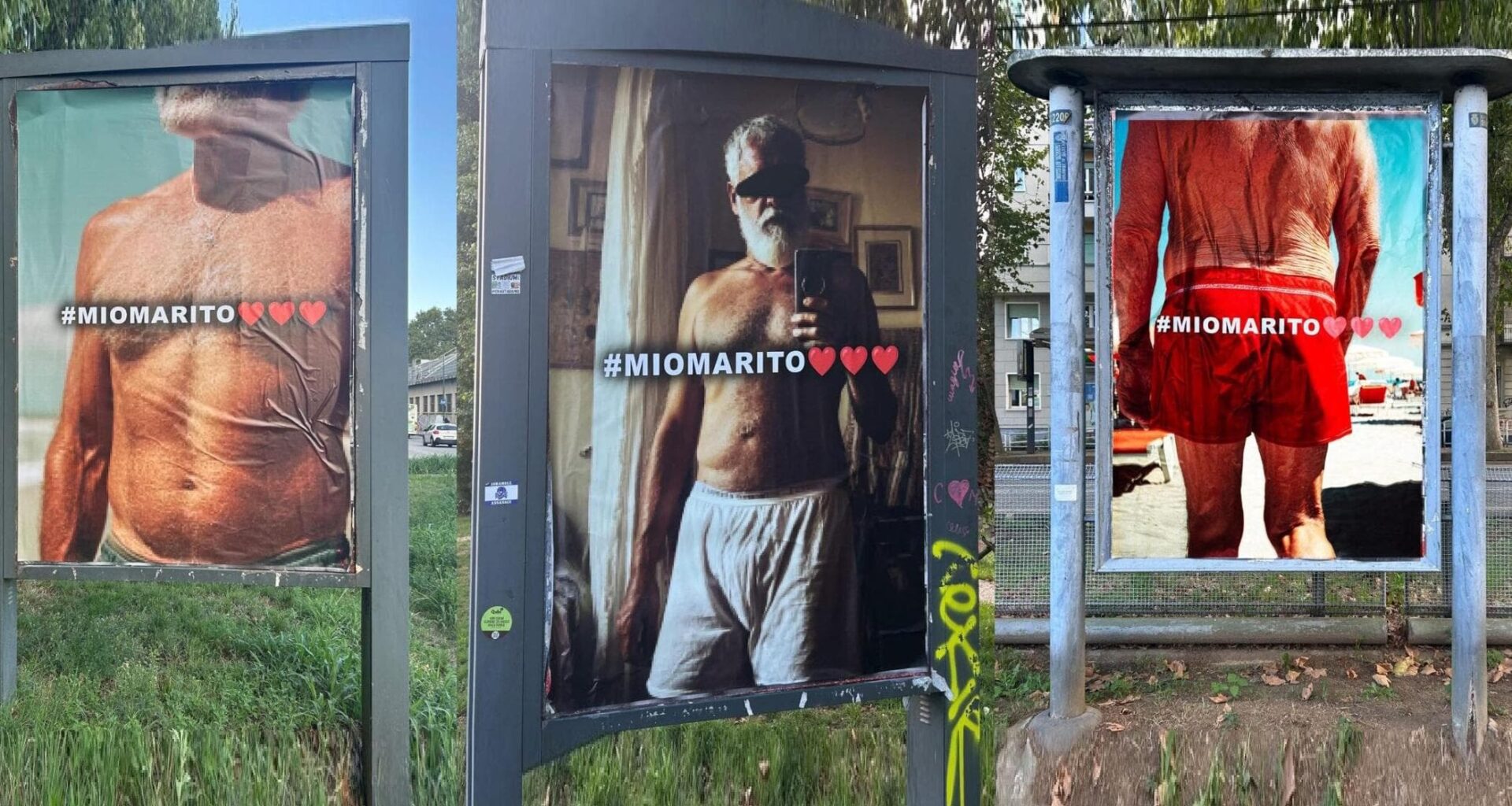“Mia moglie”, dopo lo scandalo ecco “Mio marito”: i manifesti antisessisti dello street artist Villa