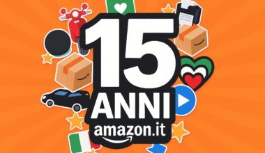 Coupon da 15 euro e festival di sconti per i 15 anni di Amazon in Italia