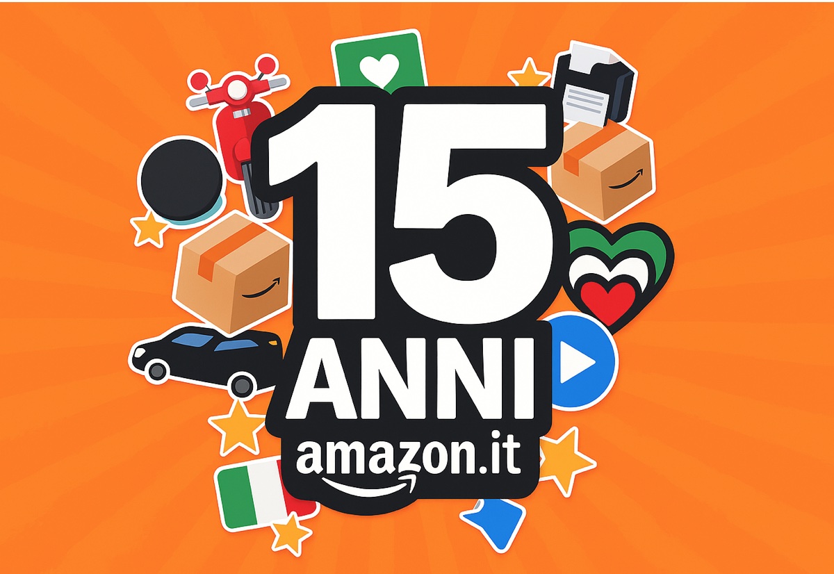 Coupon da 15 euro e festival di sconti per i 15 anni di Amazon in Italia