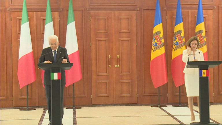 Il Presidente Sergio Mattarella in Moldavia 18/06/24