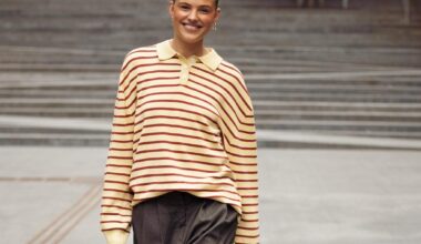 La maglietta da rugby è la tendenza moda sporty dell'autunno 2025