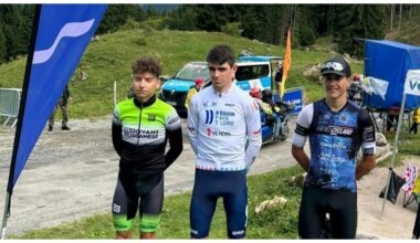 TOUR DU LÉMAN. PIVA (GIUSSANESI) SUL PODIO DELLA 2A TAPPA VINTA DA COUDIERE (TOTALENERGIE)