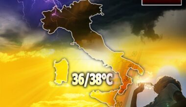 sussulto del Caldo Africano con punte di 37-38°C, ma non per tutti; gli aggiornamenti