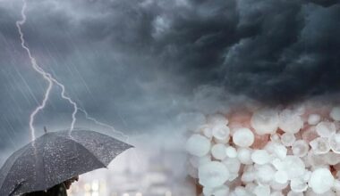 tra poco violenti temporali e grandine, vediamo le zone a rischio