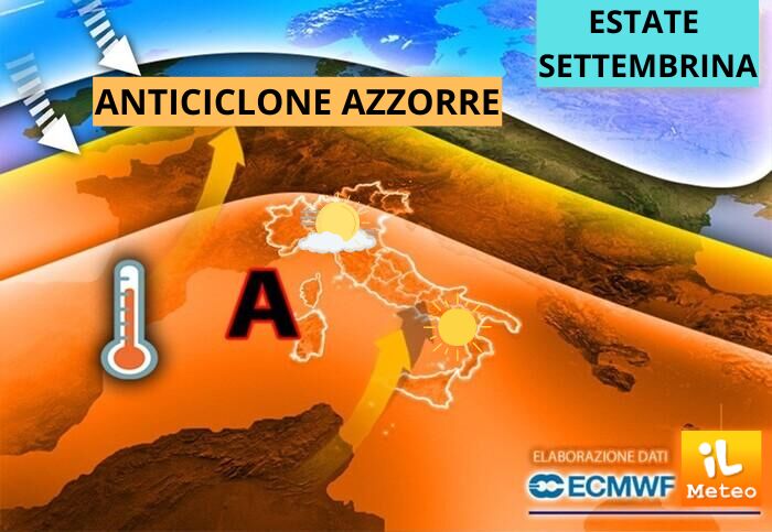 l'Anticiclone delle Azzorre porta sole e temperature miti in tutta Italia