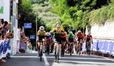 LUNIGIANA. CAMPANA VINCE LA PRIMA TAPPA SULLA COMPAGNA DI SQUADRA BIANCHI. ZAMBELLI COMPLETA IL PODIO